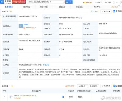 格力跨界新动作 成立餐饮公司，剑指外卖与网络技术服务